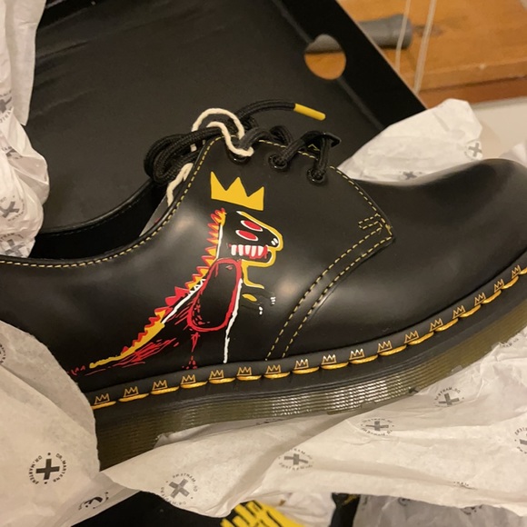 Dr. Martens Other - DR MARTENS 1461 BASQUIAT LEATHER OXFORD PLATFORM SHOES